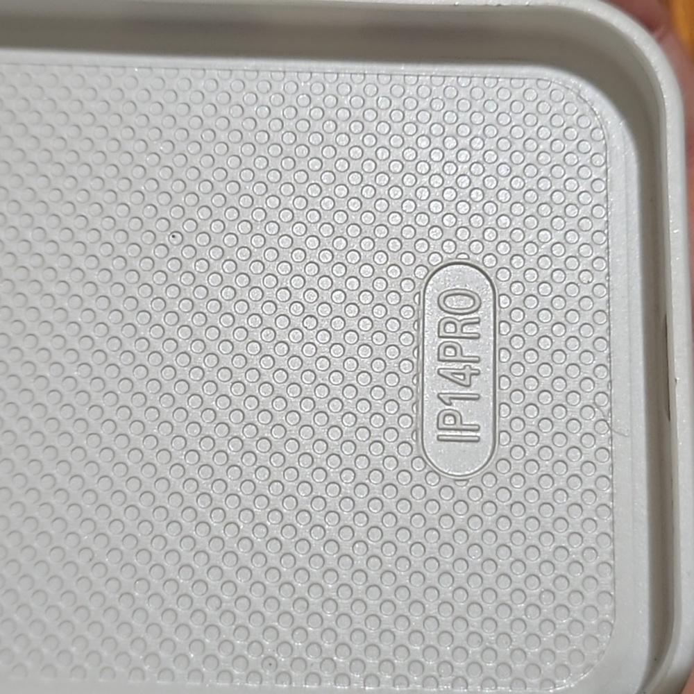 NEW!14 Pro Protective Phone case White w/Pearl White Detail! - Picture 7 of 7